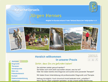 Tablet Screenshot of heilpraktiker-in-koeln.de